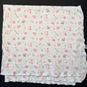 Magnolia Baby Peru Pima Cotton Infant‎ Baby Lion Giraffe Elephant Animal Blanket
